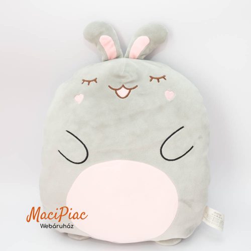 Plüss nyúl, nyuszi párna penny 2024-es őszi-téli széria pennypárna PILLOW PET GREY RABBYT VIVIESS 