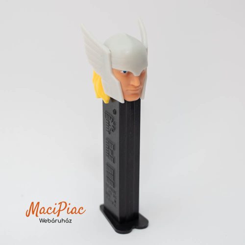  Thor, a villámlás istene a Marvel-univerzumból PEZ cukorkaadagoló (fekete) 
