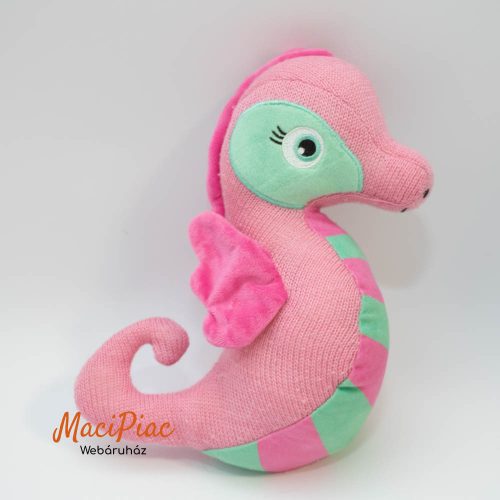 Dájos plüssfigura Sia csikóhal (rózsaszín, kötött) Knitty Friends ócean Penny plüss 2023