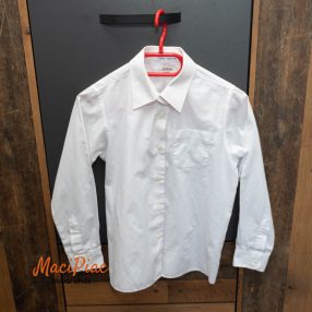   Fehér alkalmi hosszú ujjú ing kislány 10-11 éves M&S Scholl 146 cm magasra 