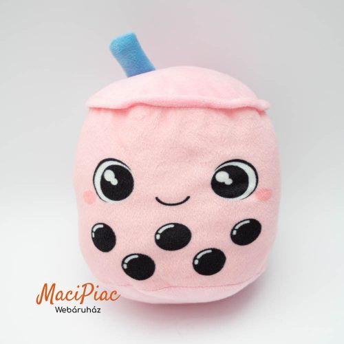 Plüss tea szívószállal BUBBLE TEA 