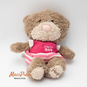 Plüss Hugs maci SPECIAL NAN felíratú ruhában (kislány)