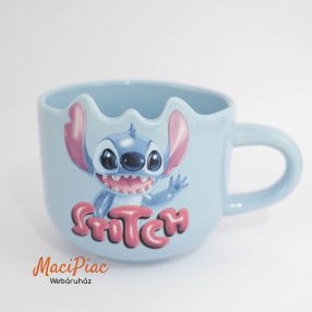 Stitch  2026-os dolomit kék bögre  Új!