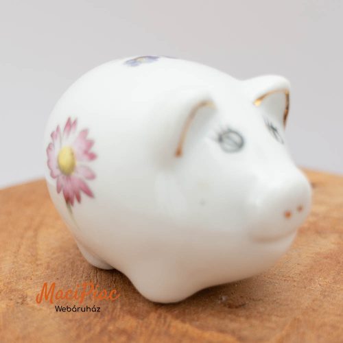 Porcelán malac virág mintás