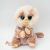 Plüss majom a Ty 2023 Beanie Babies márkájú Stubby nevet viseli, csillogó kék szemű Címkés!