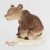 Szovjet Lomonoszov (LFZ) (orosz) porcelán medvebocs figura