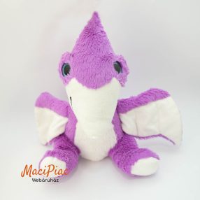   Plüss Penny Dinómánia széria lila dinoszaurusz dínó plüssfigura PTERANDDON csillogó szemű