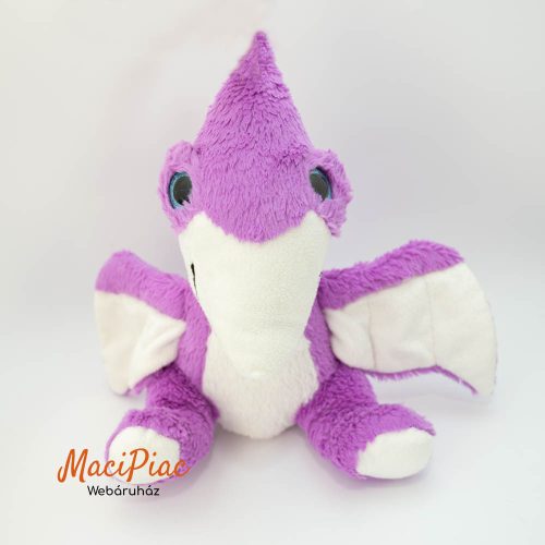 Plüss Penny Dinómánia széria lila dinoszaurusz dínó plüssfigura PTERANDDON csillogó szemű