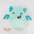 Mc donalds plüss figura Theotto, a kék lény polip-szörnyeteg Cthulhu (Theotto the Cthulhu). Squishmallows Mini Plush Soft Toy  2025 Ritkaság