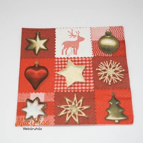 Karácsony mintás szalvéta table colors Német 33x33 cm 3 rétegű