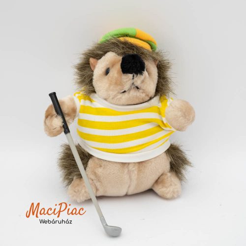 Világhírű német Hermann Teddy (Teddy-Hermann) vintage golfozó sün, sündisznó fiú