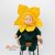 Napraforgó baba puha plüssbaba (Anne Geddes Sunflower Baby Beanbag Doll