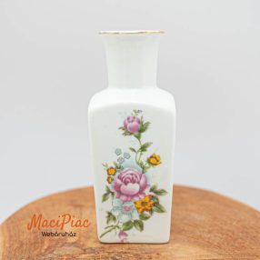 Magyar porcelán mini virág mintás váza