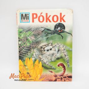   Használt viseltes Mi Micsoda Pókok könyv hiányos lapokkal jelképes összegért