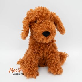   Plüss Cooper Doodle Dog élethű barna uszkár kis kölyök kutya Jellycat Címkés!