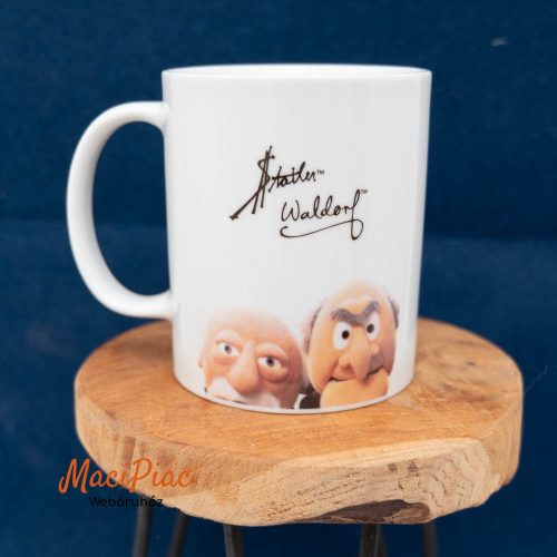 Eredeti Disney Statler & Waldorf (Muppet Show) mintás kerámia bögre Új!
