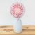 Fehér-rózsaszín mini kézi ventilátor USB Mini Fan (nem túl erős, de kellemesen hűsít a forró nyárban) csomagolássérült