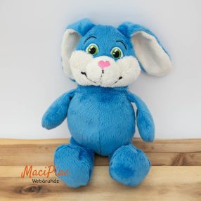 Kinder plüss nyúl, nyuszi hímzett szemekkel