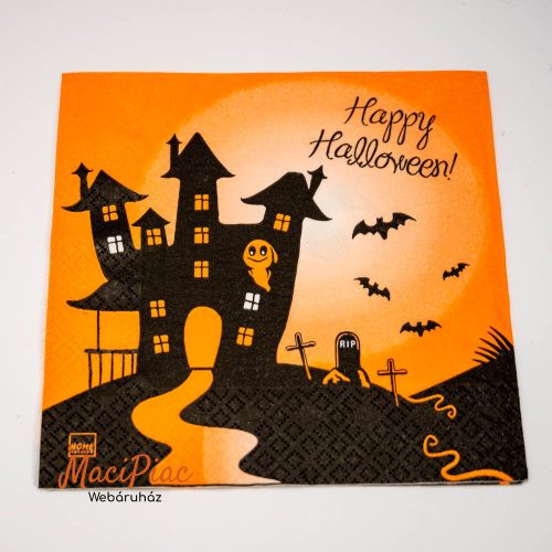 Halloweeni tök mintás szalvéta HOME F 33x33 cm  3 rétegű Új 