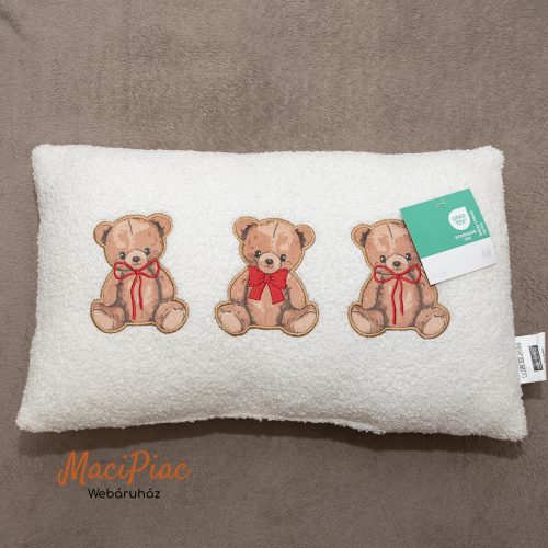 Maci mintés párna, félpárna, díszpárna HOME DECO OEKO TEX (Kik) Új! 
