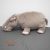 IKEA Hippo Mullig szürke plüss víziló hatalmas méretű, akár pánának is