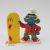 Vintage 1997-es Peyo Schleich Smurf Hupikék Törpikék gumi Hódeszkás Törp