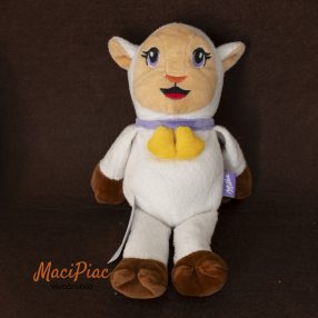   Plüss Milka bari, bárány sárga plüss csengőkkel a nyakában Ritkaság!