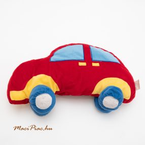 Plüss piros autó párna 