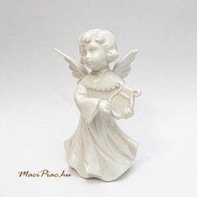 Porcelán angyal nipp, dísztárgy