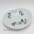 Porcelán kagyló alakú tányérka, mini kináló Vintage! Fehér virág mintás