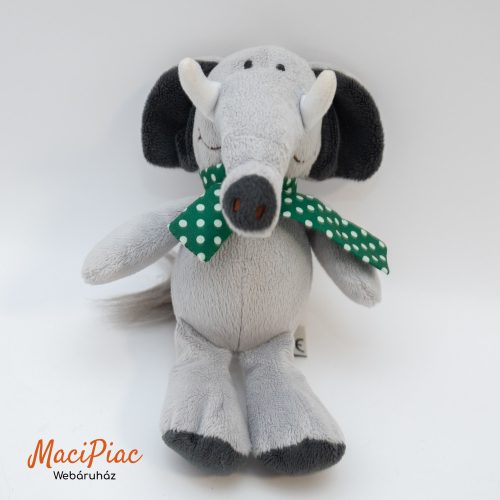 Kinder plüss elefánt pöttyös sállal 