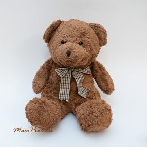   Plüss barna, puha maci kockás masnival a nyakába CHOSUN INTERNATIONAL Teddy