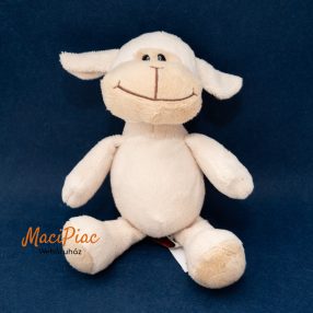 Kinder plüss bárány, bari fehér sima bundázott