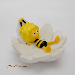   Lótusz virágon Maja a méhecska nappozik sípolós gumi játék