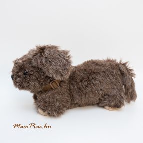 Plüss kutya nyakörvvel Élethű!