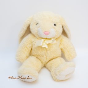   Plüss vintage nyúl, darpp szinű nyuszi nagyobb méretú, puha ölelnivaló