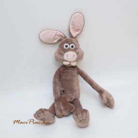   Plüss Vintage nyúl, barna hosszú fülekkel, nagy fogakkal, helyes, aranyos Wallace&Gromit, Gosh márka