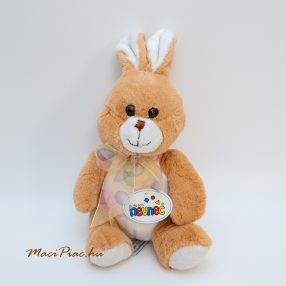   Plüss nyúl, nyuszi barna HEUNEC cimkés, újszerű, finom puha Húsvéti!