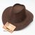 Cowboy kalap, velúr jelmez kiegészítő felnőtt új! (barna)