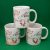Wolfgangseeer Advent Raja 2011 Korcsolyázó mókus és angyalok mintáskarácsonyi porcelán bögre 2 db + 1 db ajándék