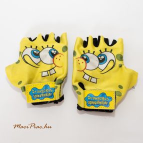 SpongyaBob mintás gyerek biciklis kesztyű 5 évesre
