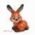 Porcelán nyúl, nyuszi nipp, dekoráció (Német) Eredeti Vintage Goebel / Rabbit 1970. 