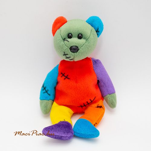 Plüss maci színes 2002 Ty Beanie Baby - FRANKENTEDDY Bear 