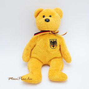   Plüss maci mustársárga TY Prinz von Gold the Bear (2001) Beanie Baby - Germany Exclusive 