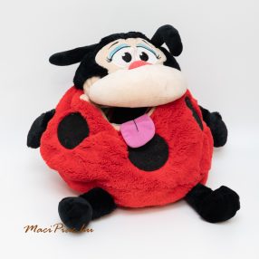   Plüss katica, katicabogár nagy méretű, hasán tároló, szájába lehet pakolni, sok apróságot elnyel Tummy Stuffers Flair, Jay@Play 2013