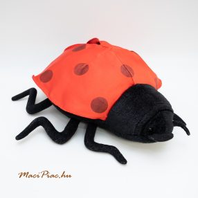   Plüss katica, katicabogár nagy méretű, hasán tároló, szájába lehet pakolni, sok apróságot elnyel Tummy Stuffers Flair, Jay@Play 2013