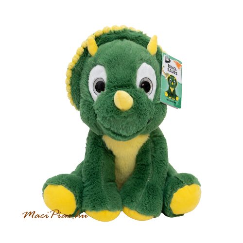 Plüss Penny Dinómánia széria zöld dinoszaurusz dínó plüssfigura allosaurus csillogó szemű, címkés Teljesen újszerű!