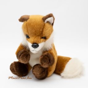   Plüss Stofftier róka, élethű kölyök lábaival átöleli a vállad, karod, puha ölelgetnivaló 