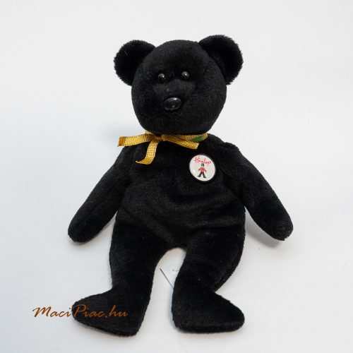 Plüss fekete maci Ebony - Ty 2007 Beanie Baby Ritkaság!