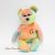 Plüss színes békejel himzéses Régi Vintage maci TY  Peace Bear Beanie Baby Collection 1996
